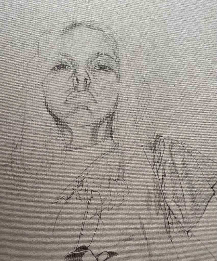 girl shirt graphite white