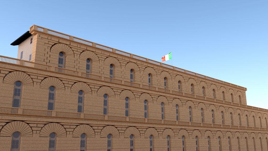 building windows flag sky